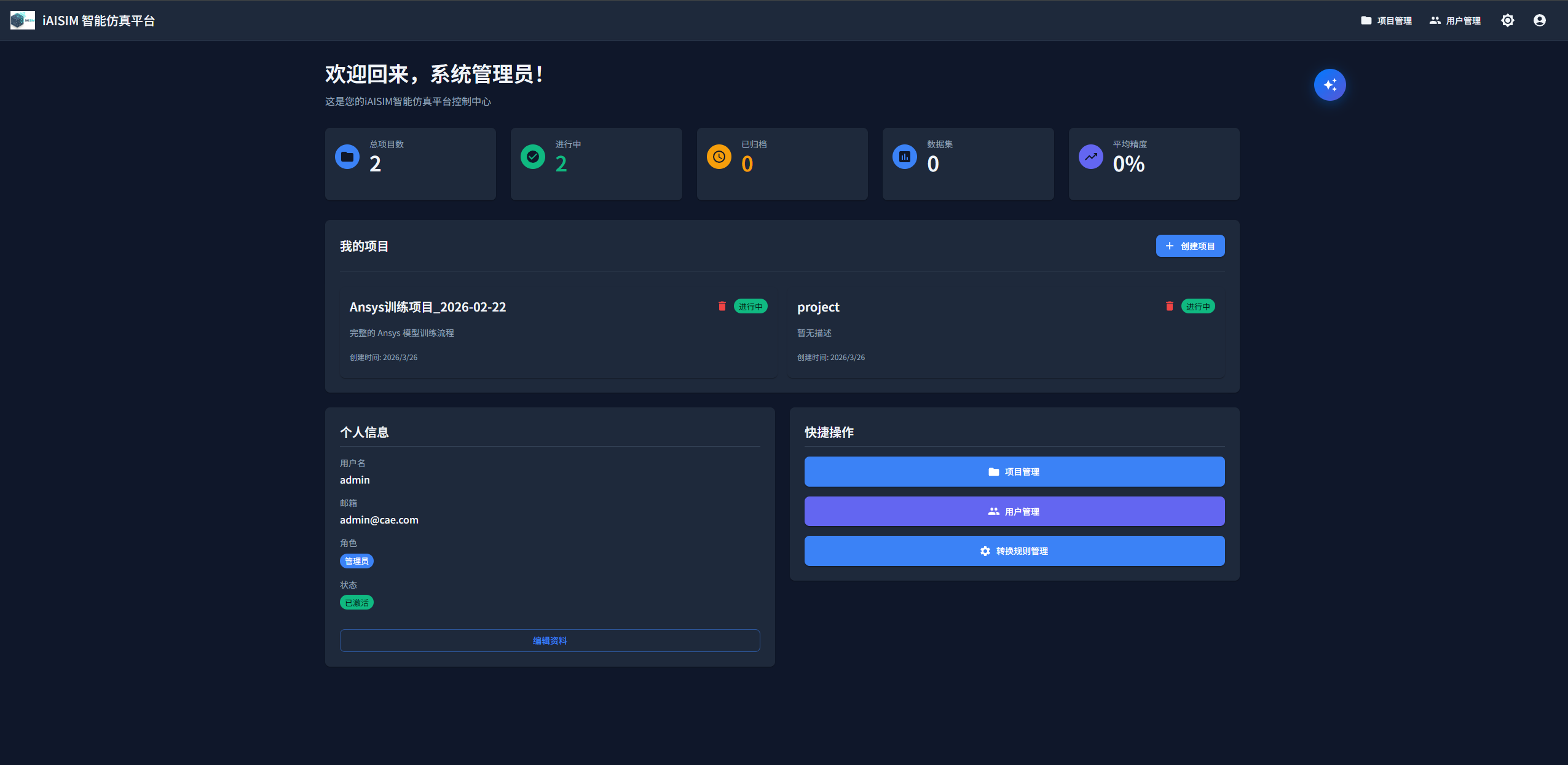 工作台总览
